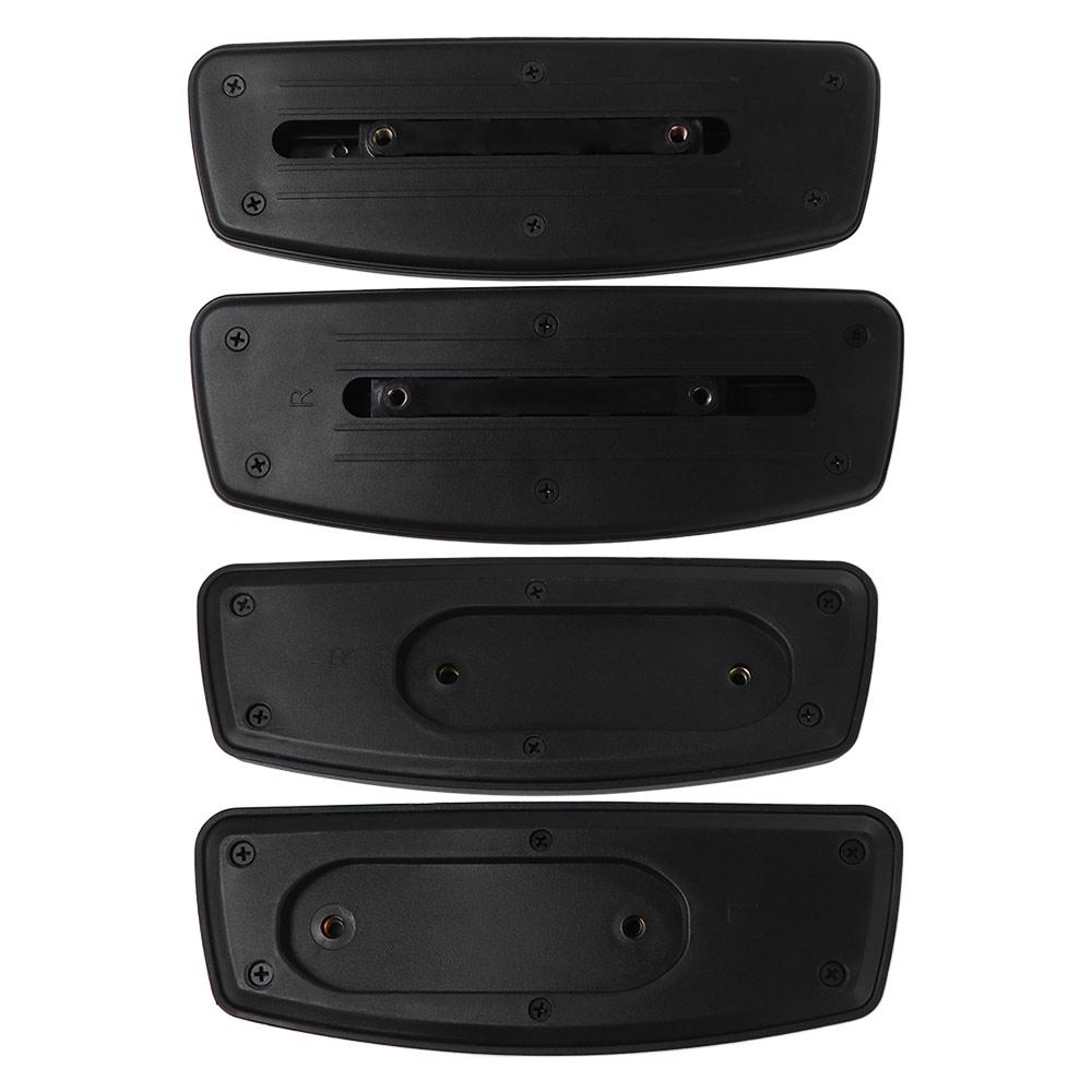 1Pair Fixed/Sliding Mount Desk Chair Arm Pads with Mounting Hole Gaming Chair Armrest  Spare Parts