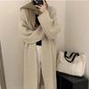 Knitted Long Cardigans for Women Coats Solid Autumn Winter Sweater Open Stitch Fashion Outerwear Elegent Causal Cardigan