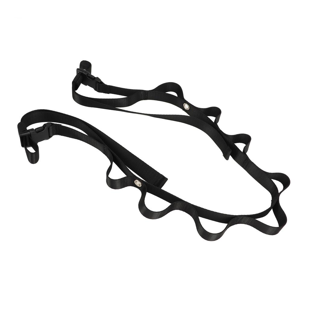 Heavy Duty Lanyard Portable Strong Suture Black Nylon Camping Clothesline Lanyard for Car Outdoor