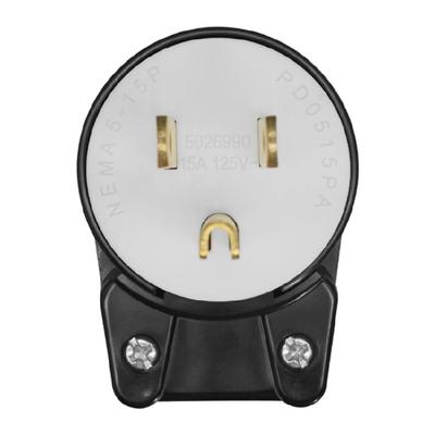 Removable Nema 5 15P Power Plug 90 Degree Swivels Plug 15A 125V Power for Secure Electrical Connection