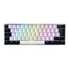 Clavier - SHARKOON - SGK50 S4 - USB - QWERTZ - Rétroéclairé RGB - 60% Compact