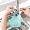 1/2/3pcs Home Storage Drain Basket Kitchen Sink Holder Adjustable Soap Sponge Shlf Hanging Drain Basket Bag Kitchen Accessories