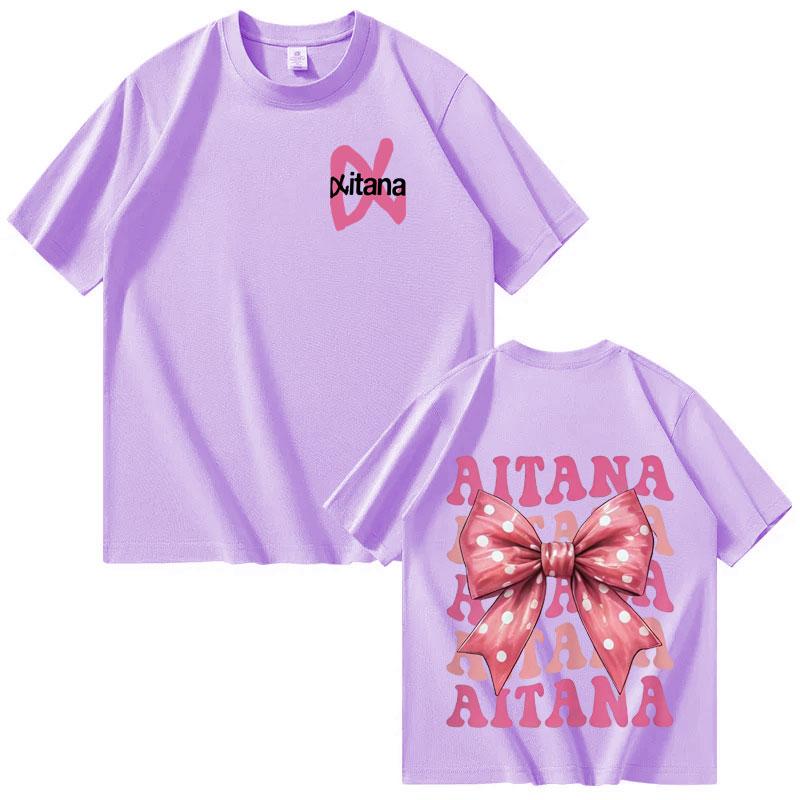 Singer Aitana Tour 2025 Merch Tees Men Women Fashion Crewneck Print Tshirt Tide Shortsleeved Cotton Casual Tee Shirt Streetwear
