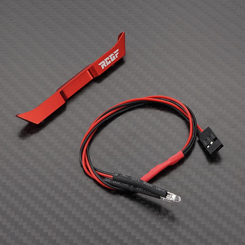 2pcs 1/24 Rear Bumper RC Upgrade Part Aluminum Alloy Wear-resistant Rc Rear Bumper For Axial SCX24 RC Car Part