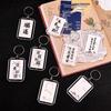 Chinese Double-Sided Inspirational Calligraphy Keychain - Student Gift for Passing Exams