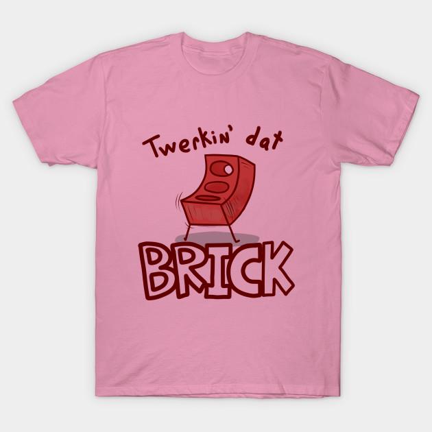 T Shirt Women Twerkin Dat Brick Harajuku Print Kawaii Tshirt Summer Short Sleeve Female T-Shirt Top Tee