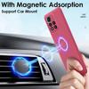 Luxury Liquid Silicone Magnetic Holder Stand Phone Case For XiaoMi 13T 14T 15 Redmi 13C 4G Note 12 13 14 Pro Plus 5G Back Cover