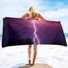 Oversized Beach Towel,Lighting Print Extra Large Big Pool Swim Travel Soft Towel Blanket Camping Cruise Lounge Chair Cover Gift