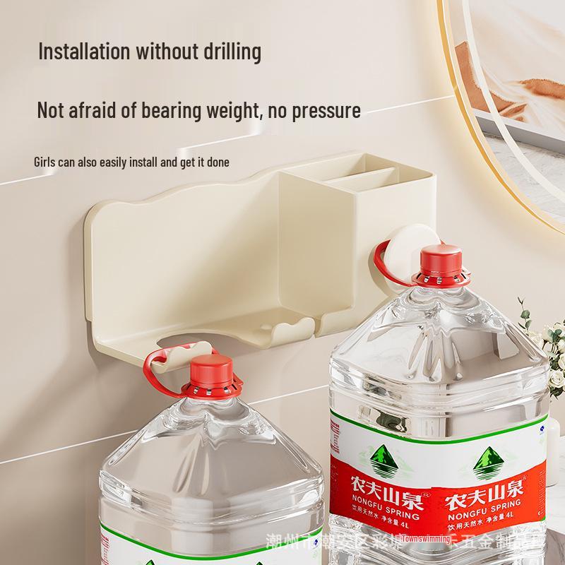 Stanzfreier Haartrocknerhalter zur Wandmontage für die Aufbewahrung im Badezimmer