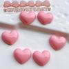 Miniature Heart Shape Pendant DIY Eco-Friendly Hand-painted Phone Case New Design 3D Resin Flat Back Charms for Phone Case Decor