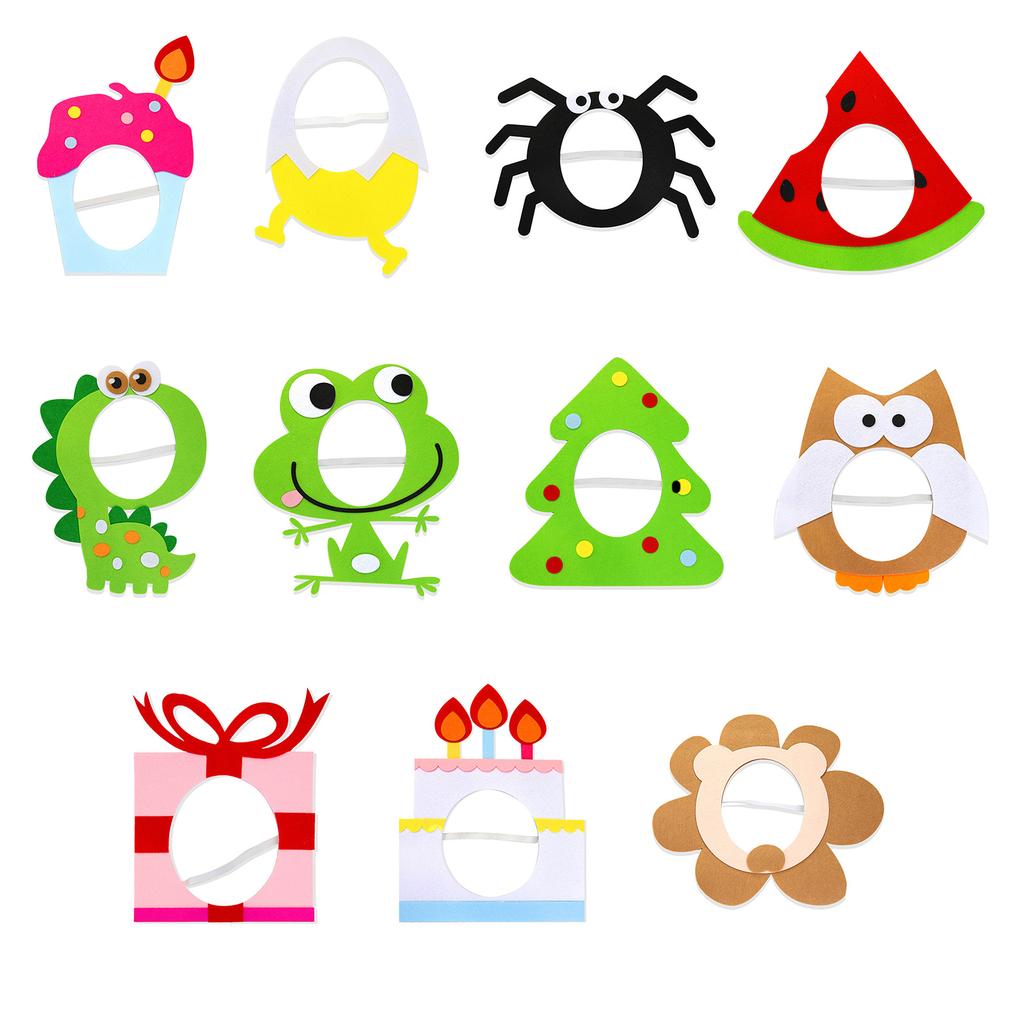 Animal Masks For Kids Cosplay And Party Event Halloween Birthday Christmas Dressingup Mask Headband for Stage Performers