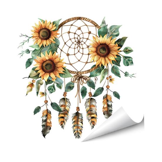 Flower Wall Stickers Peel And Stick Self-Adhesive Floral Decal for Walls Cabinets Refrigerators Bedroom Bathroom Kitchen Decor