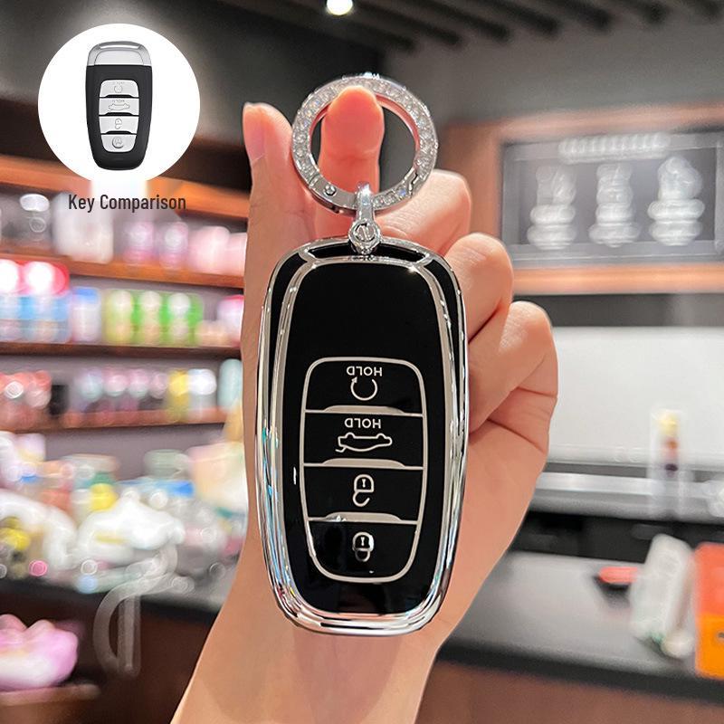 High-End Key Cover for Hongqi Models: HS3, HS5, HS7, H5, H6, H9, EQM5, HQ9