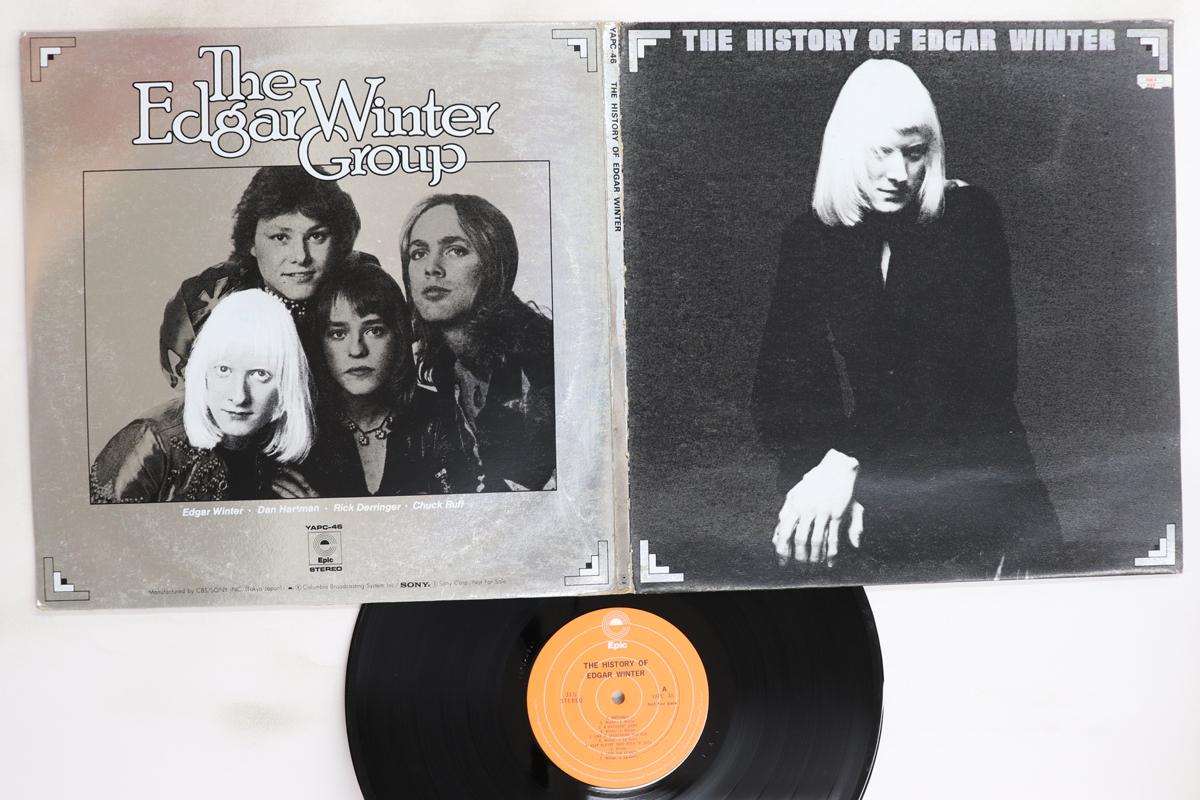 

LP Record EDGAR WINTER - History Of Edgar Winter YAPC46 EPIC 1974 Japan Rock Used