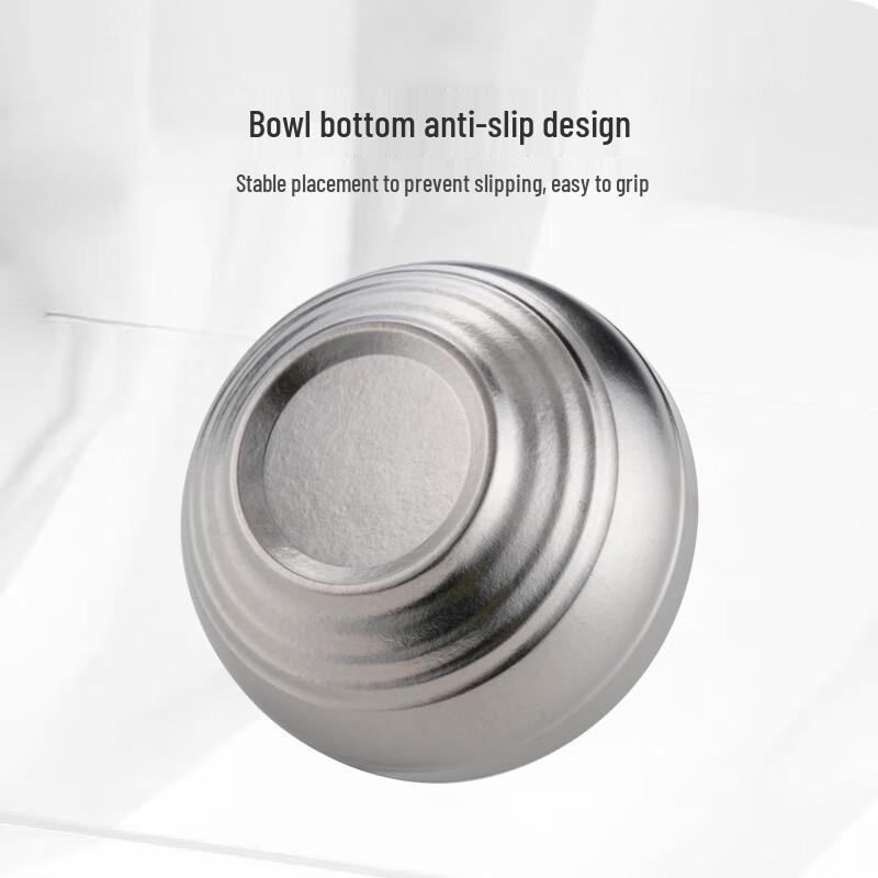 Zhishi Double-Layer Titanium Heat-Insulated Bowl