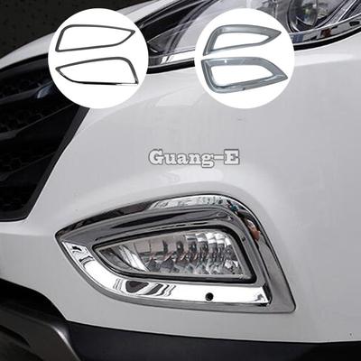 ABS Dekoracyjne Wykończenie Osłony Lamp Przeciwmgielnych Przednich Samochodu Brwi Akcesoria Zewnętrzne Do Hyundai IX35 2010 2011 2012 2013 2014 2015-2017