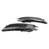 2PCS Front Fog Light Cover Bezel Grill Grille Fit A6 4G C7 2012-2015