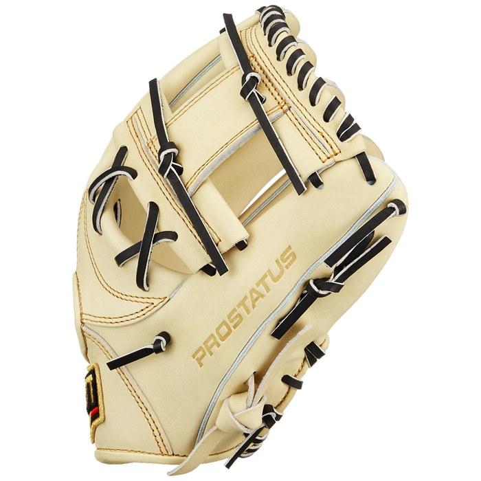 ZETT Prostatus Baseball Glove - Kenta Miyamiya Type - Second/Short - Right Hand - Pastel Brown x Black (3219) - Size 4