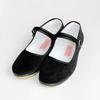 Old Beijing cloth shoes women's work shoes flat non-slip soft sole comfortable belt women's cloth shoes black hotel flats