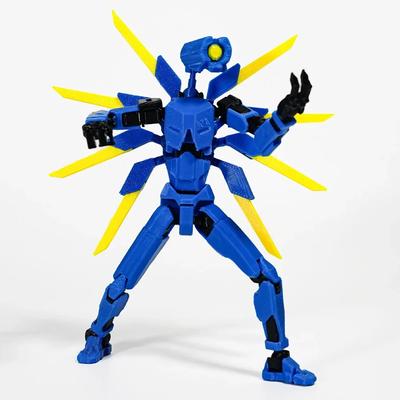 Neue 3D-gedruckte Schaufensterpuppe Dummy 13 Ultrakill V1 Serie Spielzeug Actionfiguren Mehrgelenkig Beweglich Formwandelnder Roboter Kindergeschenke