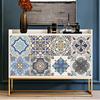 Tile Stickers Waterproof Kitchen Retro Moroccan Self Adhesive Bathroom Decal Vinyl Peel And Stick Wall Decoration Wallpaper NONE