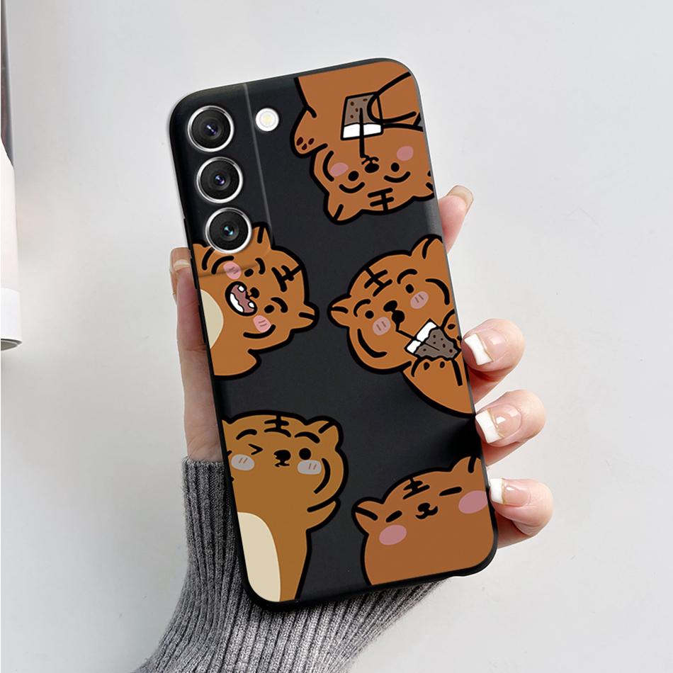 Case For Samsung Galaxy S22 Bags S 22 Plus Ultra Cover Protective Silicone Funda Astronaut Phone Case Coque For Samsung S22 Capa