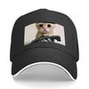 Cat With Uzi Gun Baseball Cap Bobble Hat Sun Cap Custom Cap Gentleman Hat Men Luxury Brand Womens