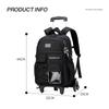 Kids School Backpack with Wheels Rolling Backpack for Boys Student Backpack 2/6 Wheels Trolley School Bags Children Book Bag