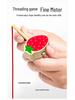 Wooden Animal & Fruit Beaded Blocks Educational Toy for 3-Year-Olds