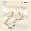 Fashion Cute Shell Crystal Pendant Necklace For Women