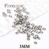 3mm 4mm 14K Gold Plated Brass Round Bead Caps For Necklace Bracelet Jewelry Making Supplies,DIY Accessories Beading Spacer Caps