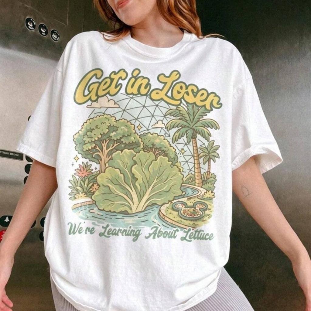 Unisexs Clothing Summer Tops Epcot Inspired Living The Land Vintage Shirt Funthemed We Are Learning Dont Be Discouraged Tshirt