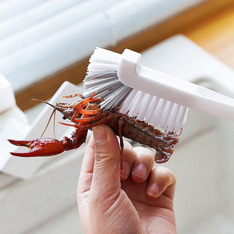 1 Piece Cleaning Brush Long Handle Milk Bottle Glass Tube Cleaning Brush Plastic Cleaning Dish Brush Household Kitchen Tool