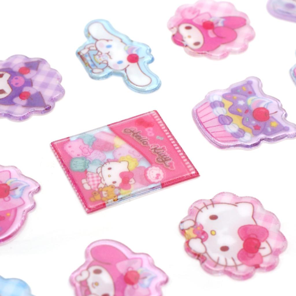 Sanrio Characters Frosted Glass Stickers [MX Sweets] 001796-52