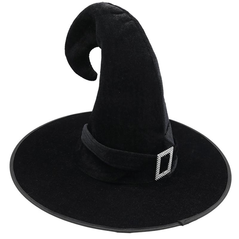 Adult Kids Children Halloween Witch Hats Masquerade Wizard Hat Cosplay Costume Halloween Party Fancy Dress Decor