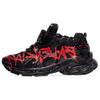 Sneaker Graffiti Schwarz Rot 677403W3RBQ1060