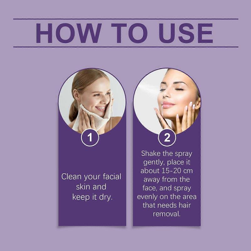 Facial Hair Identifier Spray for Face Shaving, Dermaplane Spray for Women Face, Hair Identifying Spray for Dermaplaning, Hair Removal Spray New