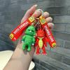 Adorable Cartoon Stumble Guy Keychain Cute Rubber Bag Charm Key Accessory