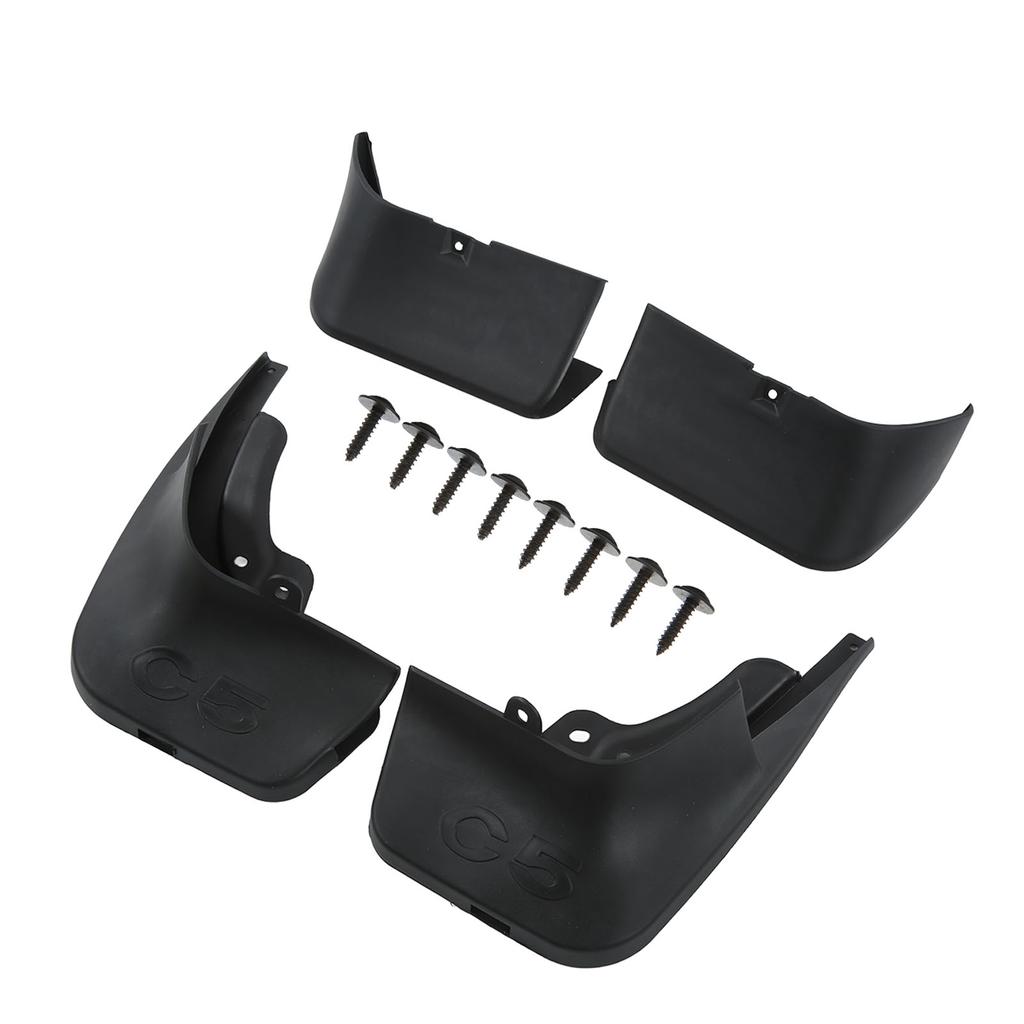 Car Mud 4pcs Guards Flaps Front Rear Maintenance With Screws Replacement For Citroen C5 20132016
