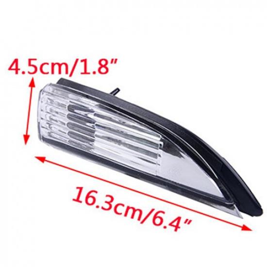 2X Rear View Mirror Turn Signal Lamp New Housing Cover For Ford Fiesta 2008-2018