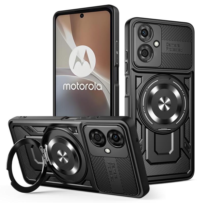 

Luxury Magsafe Magnetic Wireless Charging Armor Case For Motorola G54 Military Finger Ring Holder Protective Case Motorola Moto G54