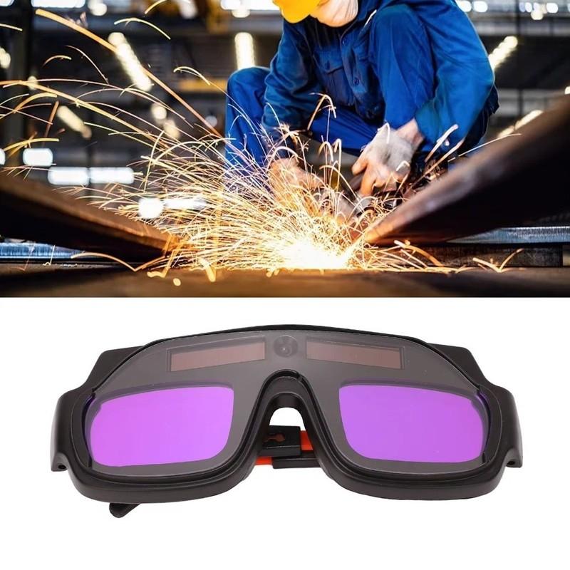 Occhiali da Saldatura Auto-oscuranti Anti-riflesso Occhiali da Saldatura per Saldatura ad Argon Solari