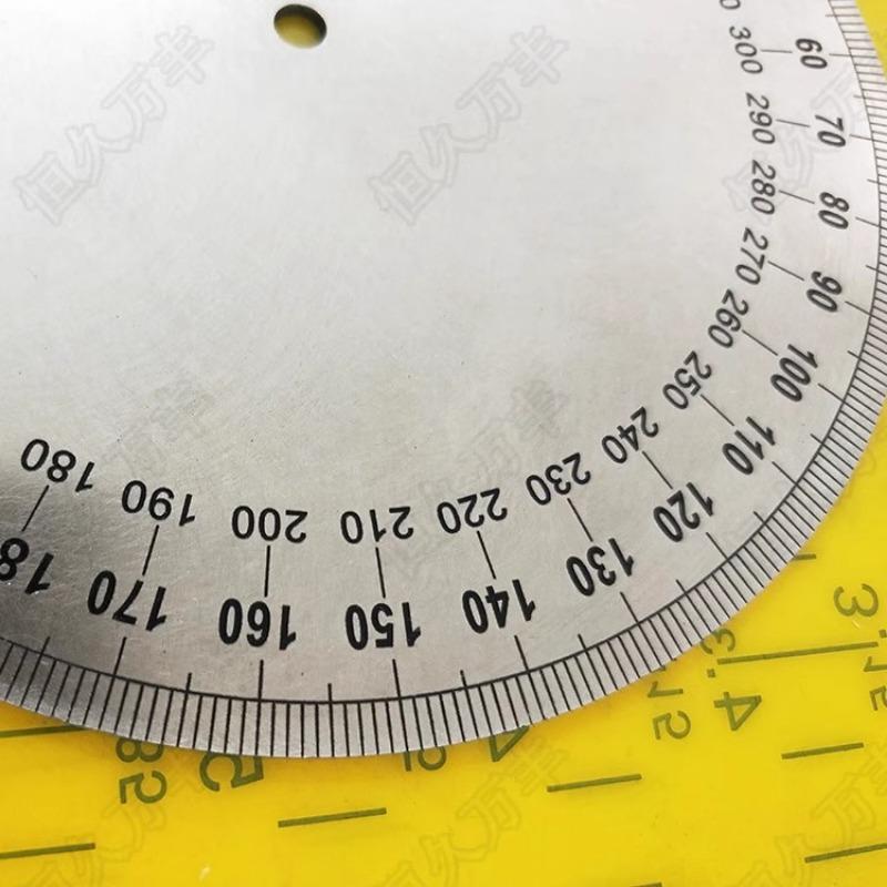 NEW Diameter:160mm Inner D:6mm Thickness:2mm Industrial Measuring Disc Stainless Steel Angle Disc Mechanical Fittings