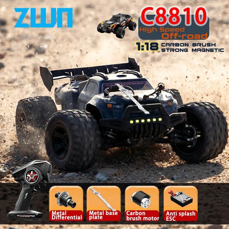 JJRC C8810 1:18 RC Car 2.4G 4WD Remote Control Crawler Electric LED Climbing Off-Road Monster Truck Vehicle Toy for Kid Gift