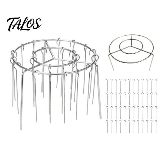 Air Fryer Cooking Gadgets Stainless Steel Skewer Rack, Vertical Kabob Frame Stand, Multi-Purpose Skewers Holder for Meat And Vegetables Tools