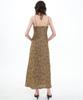 Bikwaieos Maxi Satin Slip Dress Leopard_Brown Black