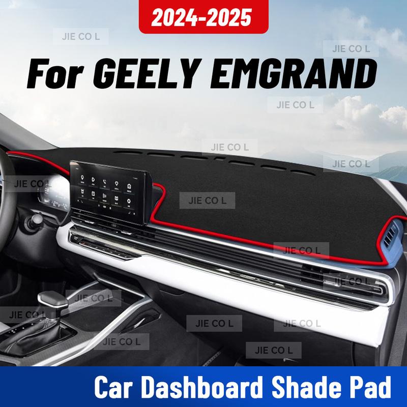 For GEELY EMGRAND 2024 2025 Car Dashmat Anti-UV Dashboard Cover Dash Mat Sunshade Cushion Carpet Protective Accessories