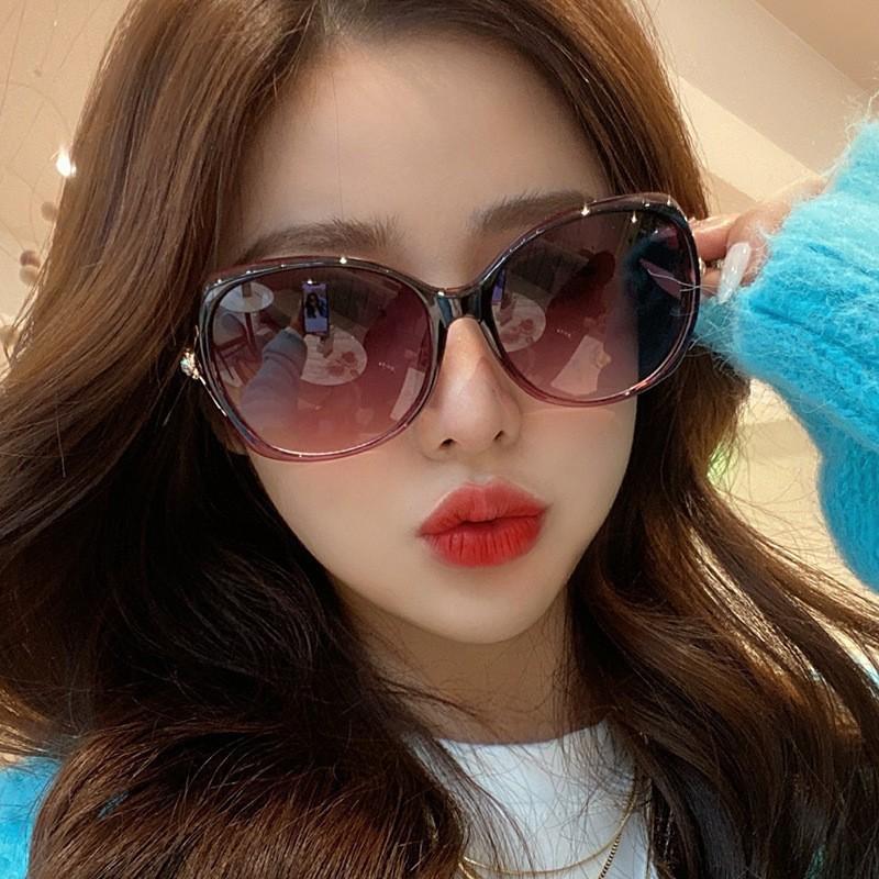 Fashion Fox Head Sunglasses Women'S Sunglasses Ins Large Frame Glasses Classic Driving Street Shot