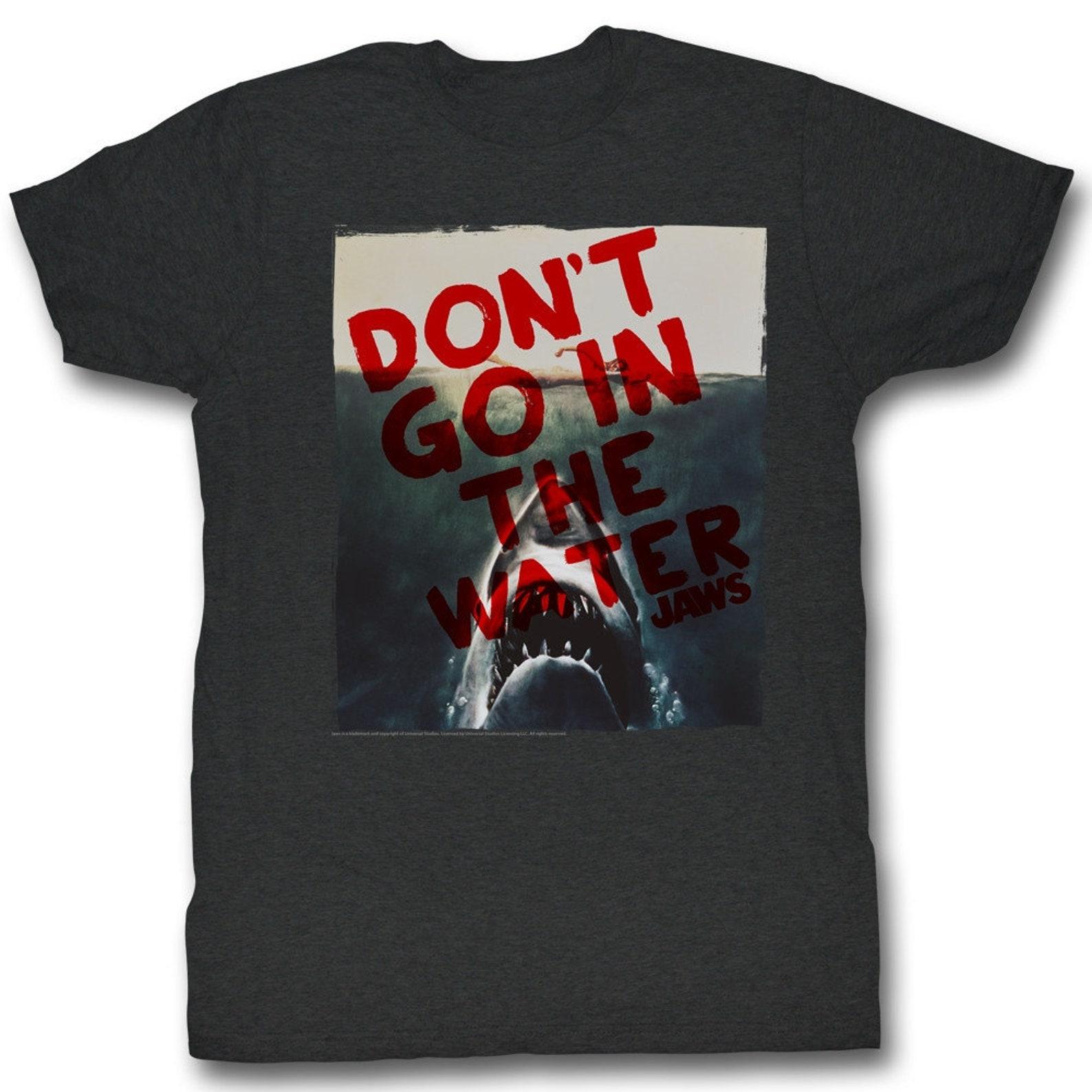 Jaws Don t Do It Black Heather Adult T-Shirt 3XL