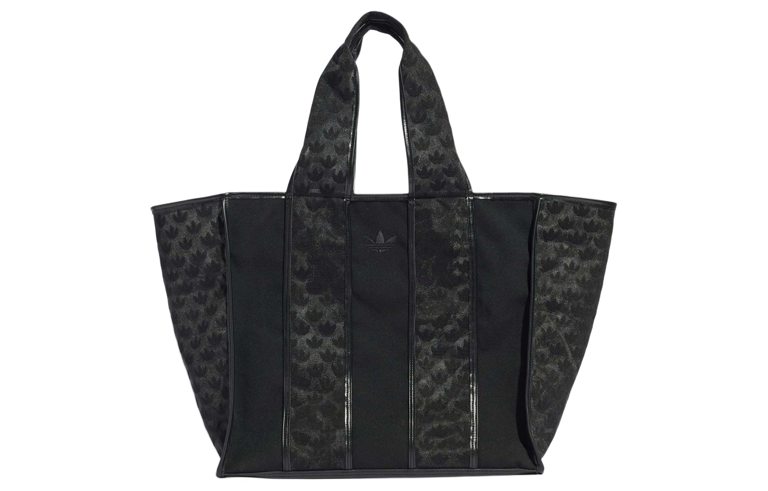 Adidas Originals Polyurethane Tote Bag, Shopping Bag, Shoulder Bag, Handbag Regular Women s Black IT7373